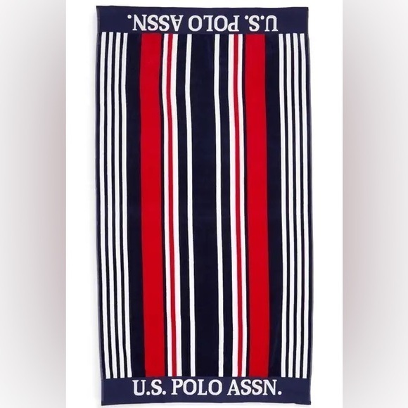 U.S. Polo Assn. Other - US POLO ASSN Bon Voyage Jacquard Beach Towel